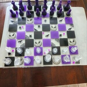 Jack skeleton resin chessboard